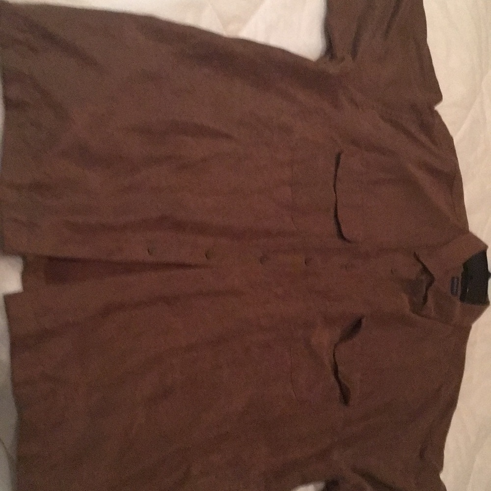 Casual suede shirt